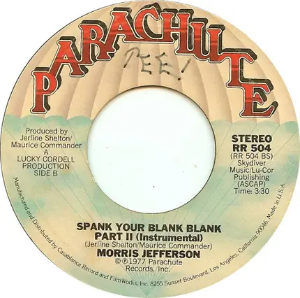 Morris Jefferson - Spank Your Blank Blank