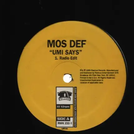 Mos Def - Umi Says