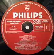 Double LP - Verdi - Messe De Requiem