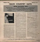 LP - Mose Allison - Back Country Suite For Piano, Bass And Drums