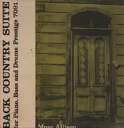 LP - Mose Allison - Back Country Suite For Piano, Bass And Drums