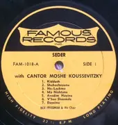 LP - Moshe Koussevitzky With Ben Friedman And His Choir - Seder