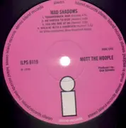 LP - Mott The Hoople - Mad Shadows - PINK i UK ORIGINAL