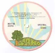 LP - Mott The Hoople - Mott The Hoople - pink rim Island