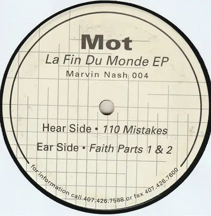 Mot - La Fin Du Monde EP