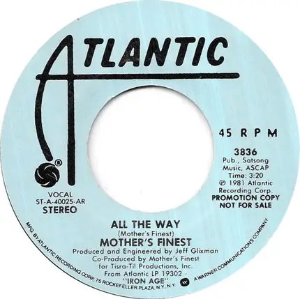 Mother's Finest - All The Way