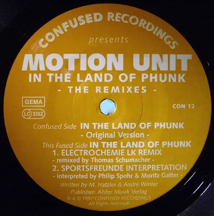 Motion Unit - In The Land Of Phunk (The Remixes)