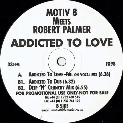 Motiv 8 Meets Robert Palmer - Addicted To Love