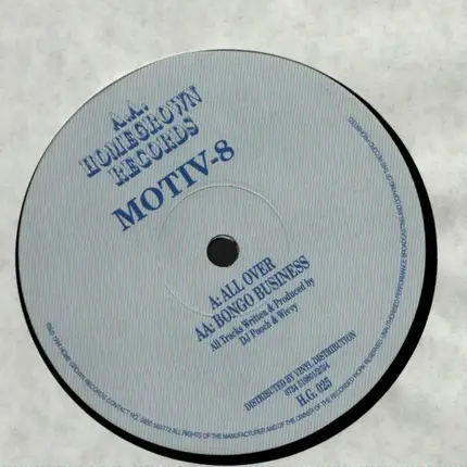 Motiv-8 - All Over / Bongo Business