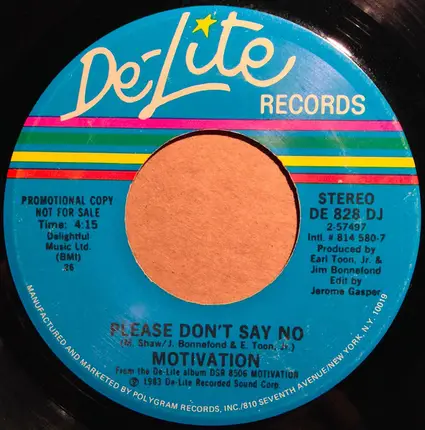 Motivation - Please Don't Say No