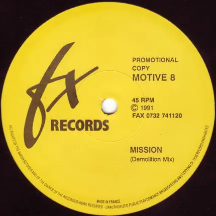 Motive 8 - On A Mission