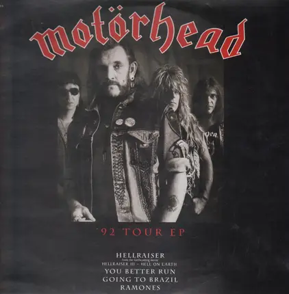 Motörhead - '92 Tour EP