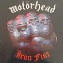 LP - Motörhead - Iron Fist - embossed arrow on back cover