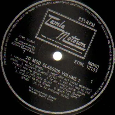 Motown Sampler - Tamla Motown Presents 20 Mod Classics Volume 2