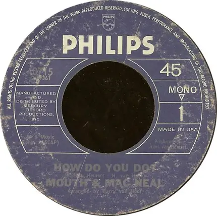 Mouth & MacNeal - How Do You Do?