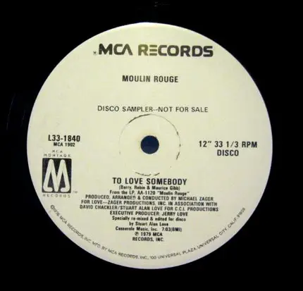 Moulin Rouge - To Love Somebody