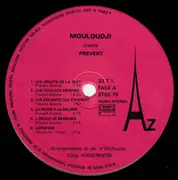 LP - Mouloudji - Mouloudji Chante Jacques Prévert
