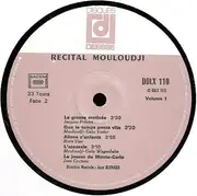 LP - Mouloudji - Récital Public À Paris Volume 1