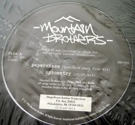 Mountain Brothers - paperchase