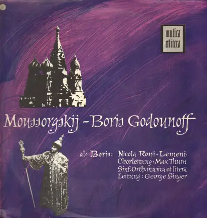 Moussorgsky - Nicola Rossi-Lemeni singt 'Boris Godounoff'