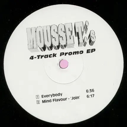 Mousse T. / Mind Flavour - 4-Track Promo EP