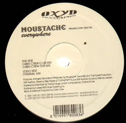 Moustache Featuring Melinda Jackson - EVERYWHERE