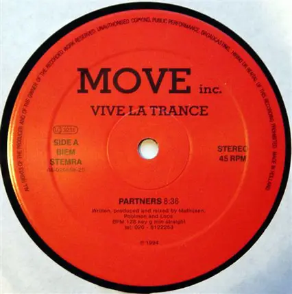 Move Inc. - Vive La Trance