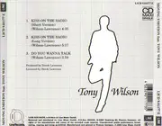 CD Single - Moving Emotion Featuring Tony Wilson - Kiss On The Radio