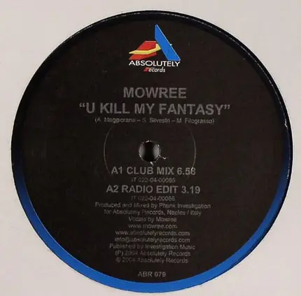Mowree - U Kill My Fantasy