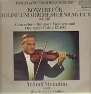 Mozart - Menuhin & Lysy - Konzert für Violine & Orchester Nr. 3 G-dur, KV 216 / - für zwei Violinen & Orchester C-dur, KV 190