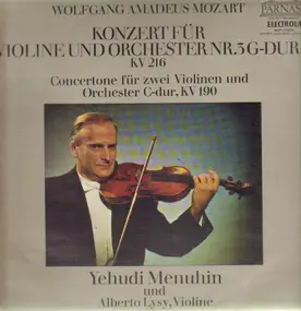 Wolfgang Amadeus Mozart - Konzert für Violine & Orchester Nr. 3 G-dur, KV 216 / - für zwei Violinen & Orchester C-dur, KV 190