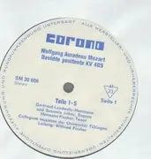 LP - Mozart - Collegium Musicum Tübingen (W. Fischer) - Davidde Penitente - Kantate für Soli, Chor und Orchester, KV 469