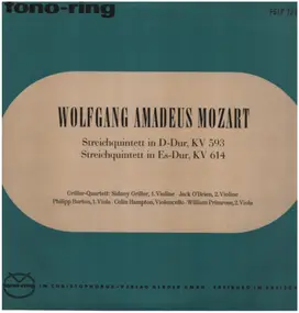 Wolfgang Amadeus Mozart - Streichquintett in D-dur, KV593 / ~ Es-dur, KV614