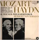 LP - Mozart - Haydn - Symphonien: Nr.40 G-moll KV 550; Nr.104 D-Dur
