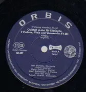 10'' - Mozart - Jost Michaels, Das Endres Quartett - Quintett A-dur für Klarinette, 2 Violinen, Viola & Violoncello KV581