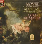 LP - Mozart - 4 Hornkonzerte,, Alan Civil, Philh Orch London, O. Klemperer
