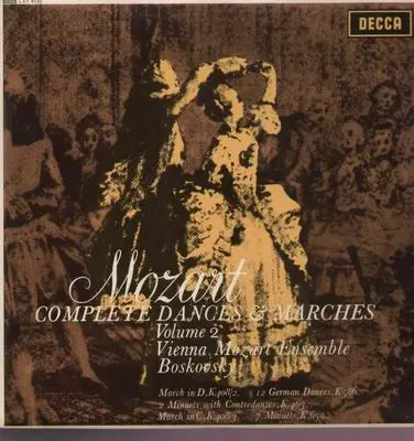 Mozart - Complete Dances & Marches Volume 2; Vienna Mozart Ensemble, Boskovsky