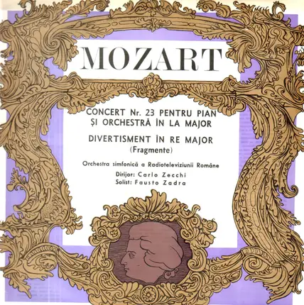 Mozart - Concert Nr. 23 Pentru Pian Și Orchestră În La Major / Divertisment În Re Major (Fragmente)