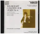 CD - Mozart - Concerto For Violin No.4 etc. - Emphasis