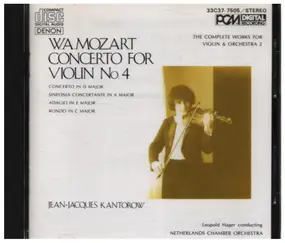 Wolfgang Amadeus Mozart - Concerto For Violin No.4 etc.