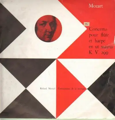 Mozart - Concerto pour flute et harpe en un majeur K.V. 299,, Paumgartner, R. Manuel
