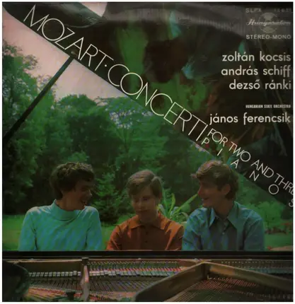 Mozart - Concerti for two and three Pianos,, kocsis, schiff, ranki, Hungarian state orchestra, ferencsik