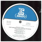 LP - Mozart - Cinq Sonates Pour Flute Et Clavecin