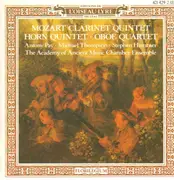 CD - Mozart - Clarinet Quintet Horn Quintet Oboe Quintet