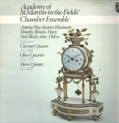LP - Mozart - Clarinet Quintet KV 581 / Oboe Quartet KV 370 / Horn Quintet KV 407