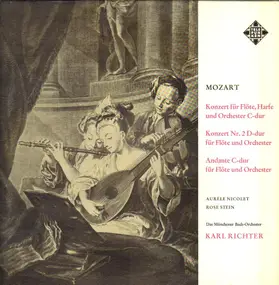 Wolfgang Amadeus Mozart - Konzert für Flöte, Harfe & Orchester / Flötenkonzert Nr.2 / Andante C-Dur f. Flöte & Orchester