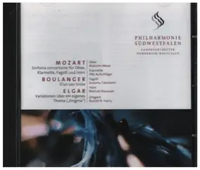 Wolfgang Amadeus Mozart - Sinfonia concertante für Oboe, Klarinette, Fagott und Horn / D'un soir triste / Variationen über ei