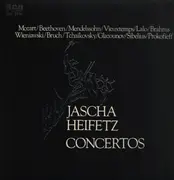 LP-Box - Mozart / Beethoven / Mendelssohn / Brahms a.o. - Jascha Heifetz Concertos - hardcover box