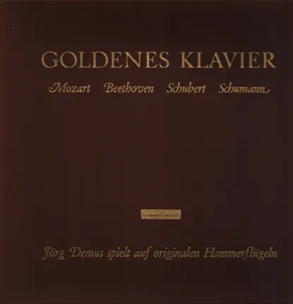Mozart / Beethoven / Schubert / Schumann - Goldene Klavier