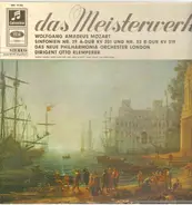 Mozart/ Das Neue Philharmonia Orchester London, O. Klemperer - Das meisterwerk - Folge 53 - Sinfonien Nr. 29 A-dur KV 201 und Nr. 33 B-dur KV 319